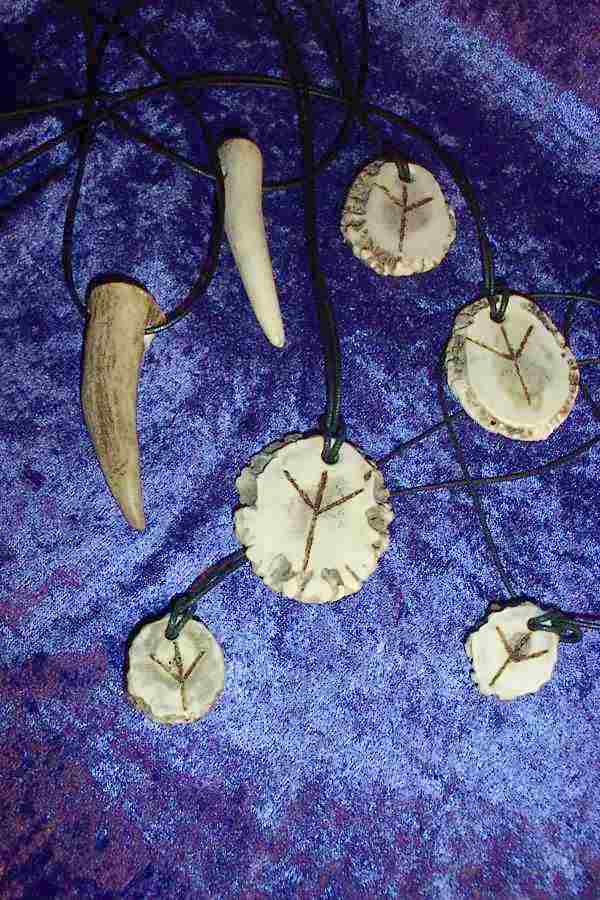 STAG HORN RUNE CHARM