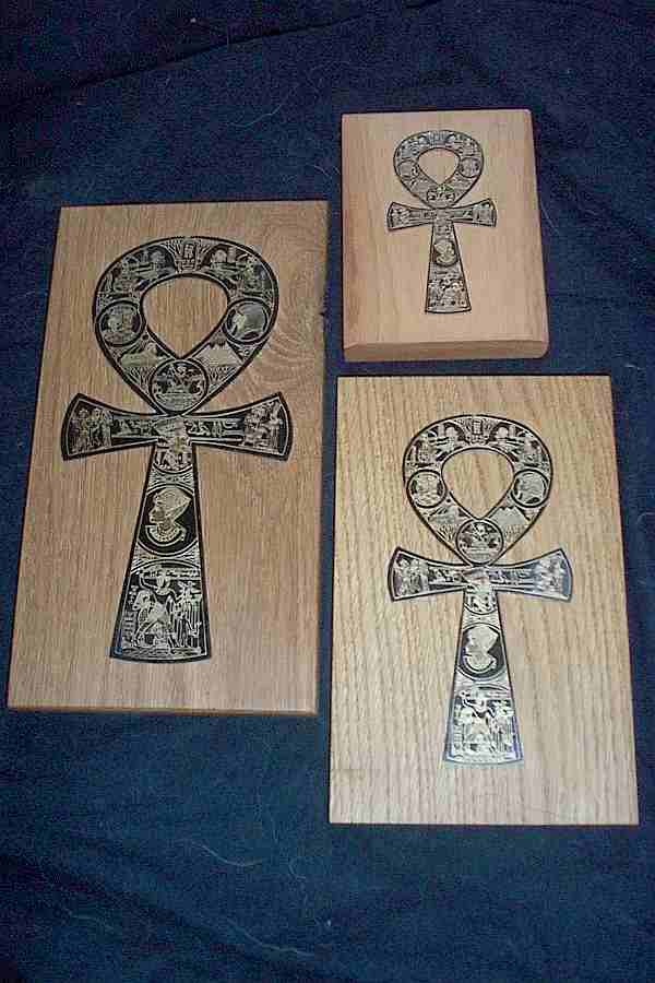 MEDIUM BRASS ANKH