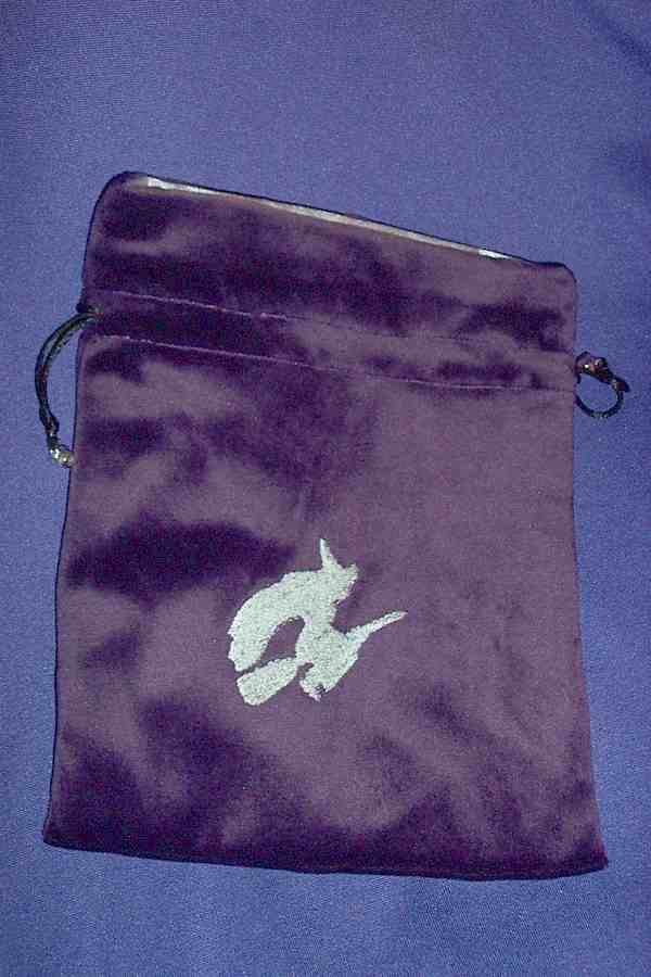 TAROT BAG - WITCH ON PURPLE