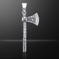 ZODIAC AXE SILVER PENDANT