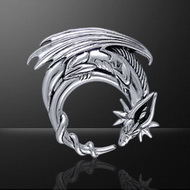 DRAGON MOON SILVER PENDANT