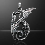 SEA DRAGON SILVER PENDANT
